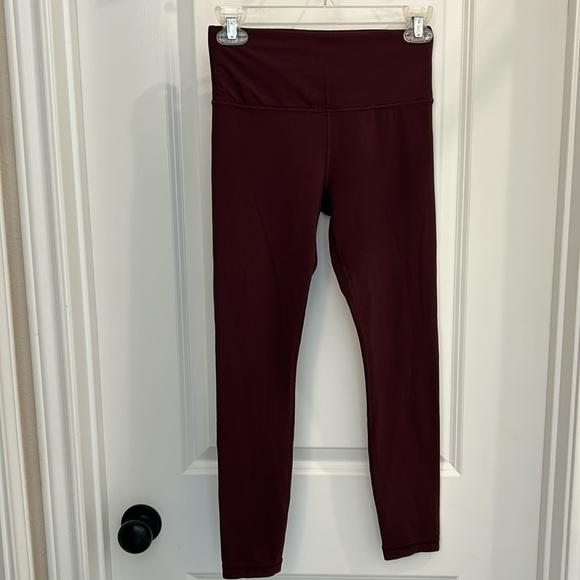Athleta Pants - Athleta Elation 7/8 Tight Extra Small Maroon